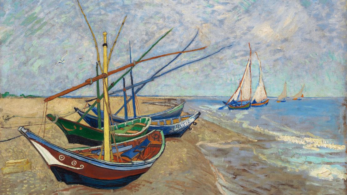 Fishing Boats on the Ocean  Art