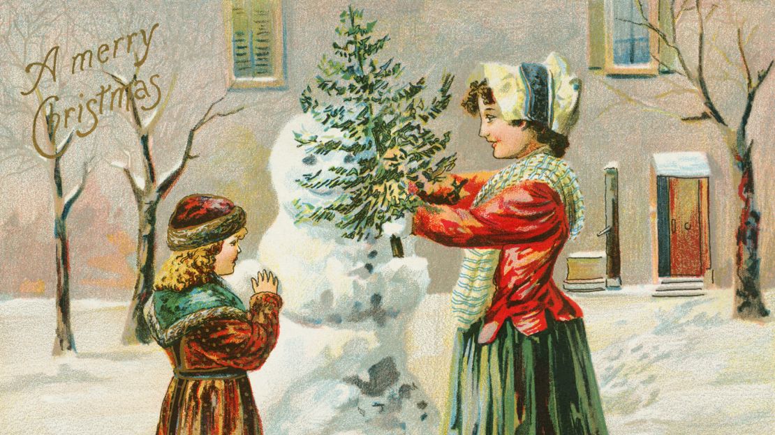 A Merry Christmas (Snowman)  Art