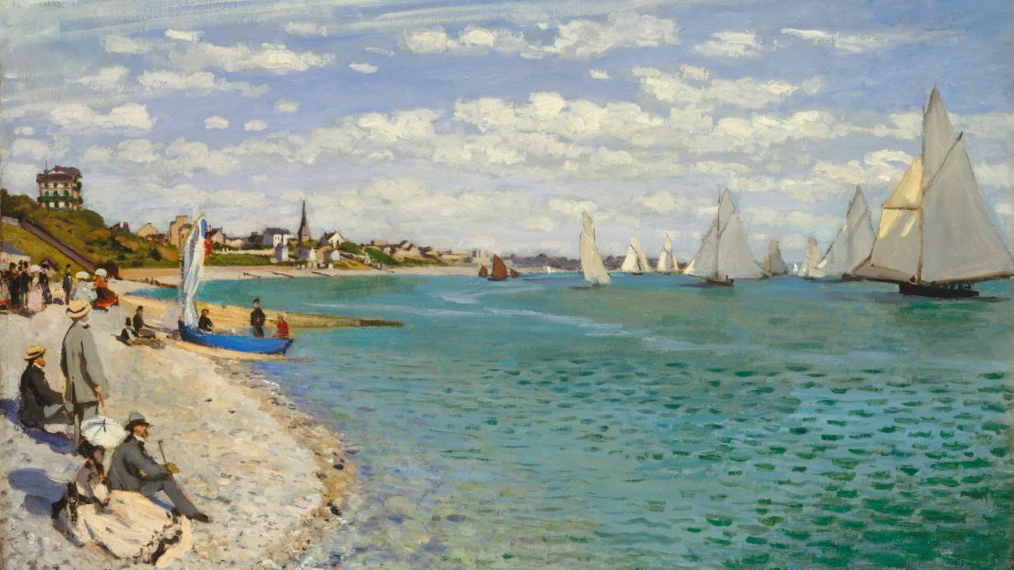 Regatta at Sainte-Adresse  Art