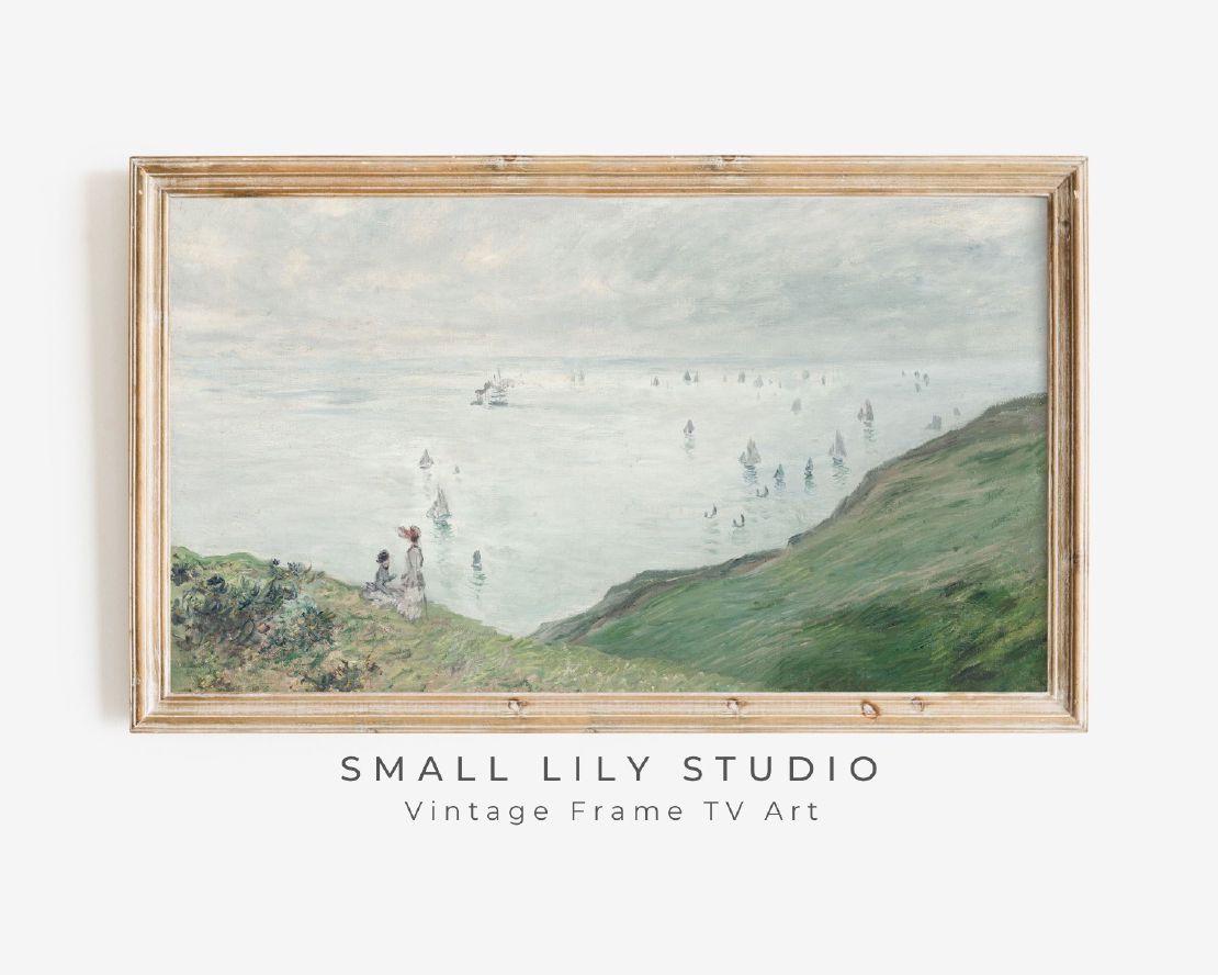 Hazy Coastal Landscape  Art